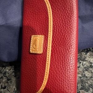 Dooney & Bourke Red Leather Wallet